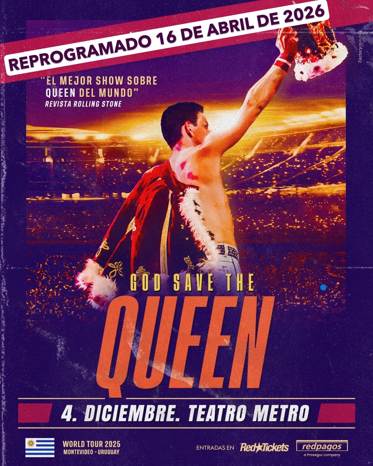 Dios Salve a la Reina Tour 2025 (God save the Queen)
